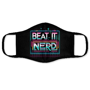 Discover Beat it Nerd 15 Face Masks