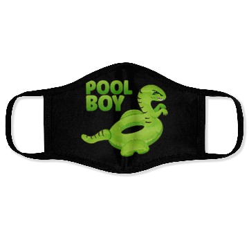Discover Pool Boy Dinosaur Floatie Swimming Pool Face Masks