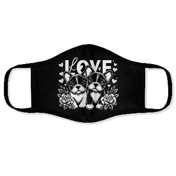 Discover French bulldog puppy’s Face Masks