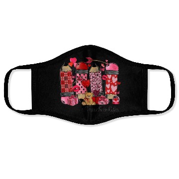 Discover valentines day teacher life Face Masks