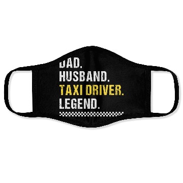 Discover Dad Taxi Driver Face Masks