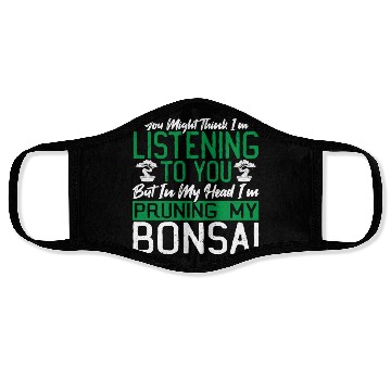 Discover Bonsai Master Gardener Planting Bonsai Basics Face Masks