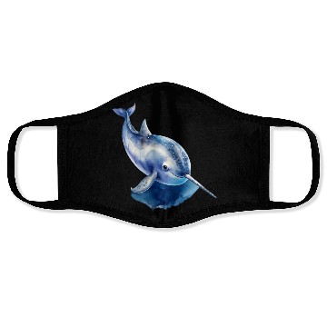 Discover Narwhal Whale Face Masks
