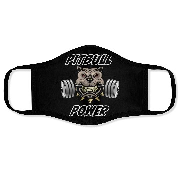 Discover Pitbull Power Face Masks