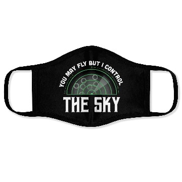 Discover I Control Sky Air Traffic Professionals Gift Face Masks