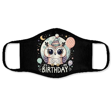 Discover Its My Birthday Sweet Birthday Owl Face Masks