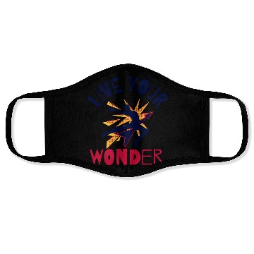 Discover Punk: Live your wonder Face Masks