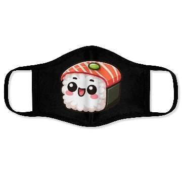Discover Kawaii Cute Sushi Maki Face Masks