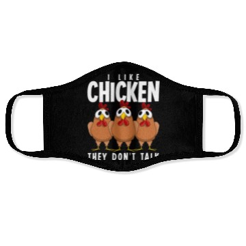 Discover Chicken Farmer Chickens Poultry Face Masks