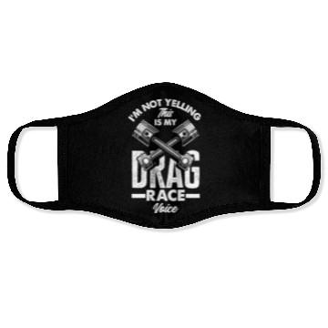 Discover Funny Drag Race Drag Racing Gift Face Masks