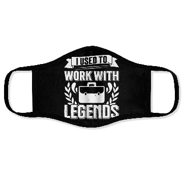 Discover Retirement I Used to Work With Legends Farewell Face Masks