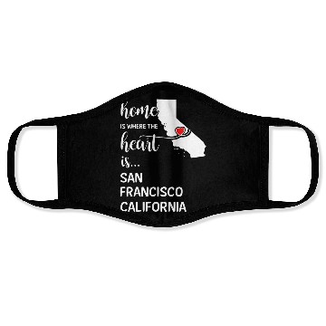 Discover San Francisco County Is Where My Heart Is Cool Gif Face Masks