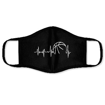 Discover Heartbeat Basketball Face Masks