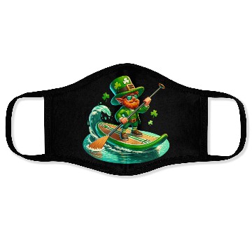 Discover St. Patrick's Day Paddle Boarding Face Masks
