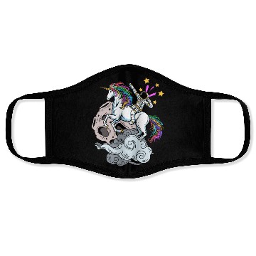 Discover Unicorn Astronaut – Fantastic Rainbow Design Face Masks