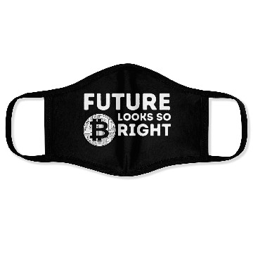 Discover Bitcoin - Future Looks So Bright Face Masks