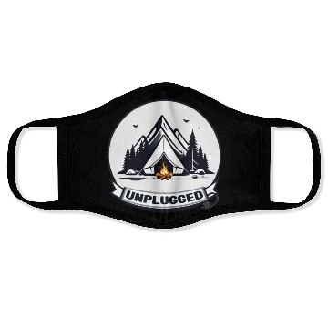 Discover Camping Unplugged Face Masks