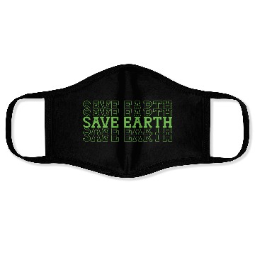Discover save earth Face Masks