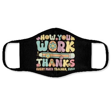 Discover Groovy School Teacher Face Masks