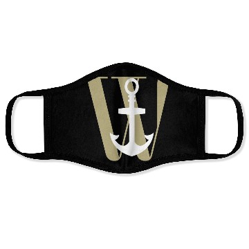 Discover Wanchor W Anchor Essential,Hunter, pirate, ship Face Masks