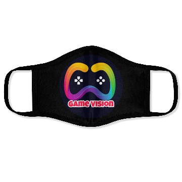 Discover Game Vision Official YouTube Channel Logo Face Masks