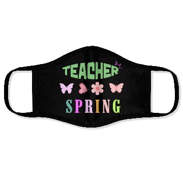 Discover Teacher spring Face Masks