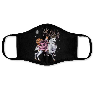 Discover Japanese Kitsune Fox Riding Cherry Blossom Deer Face Masks