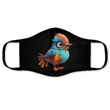Discover Colorful bird animal Face Masks