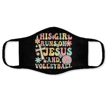Discover Volleyball Girl Face Masks