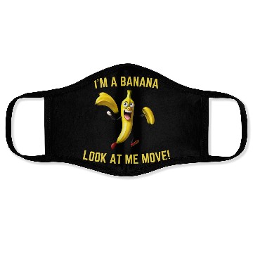 Discover I'm A Banana Meme Face Masks Design