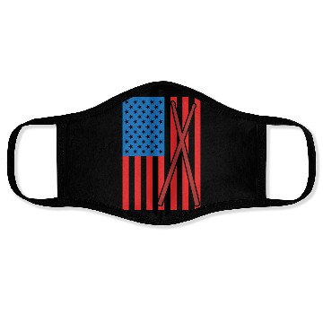 Discover Patriotic US Drummer Face Masks