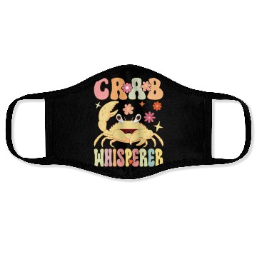 Discover Groovy Crab Lover Seafood Lover Face Masks