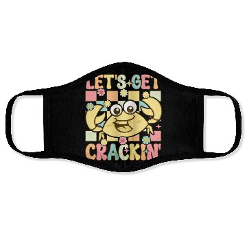 Discover Groovy Crab Lover Seafood Lover Face Masks