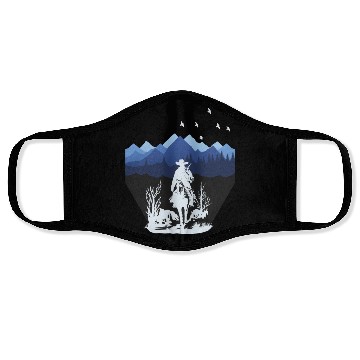 Discover Countryside Cowboy 1 Face Masks