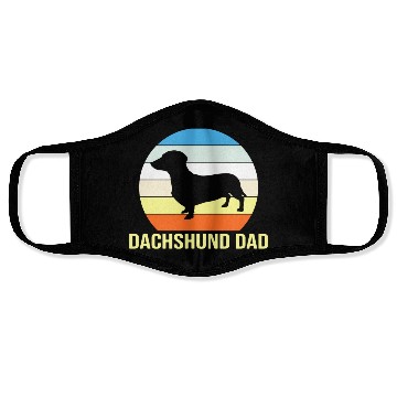 Discover Dachshund Dad Face Masks