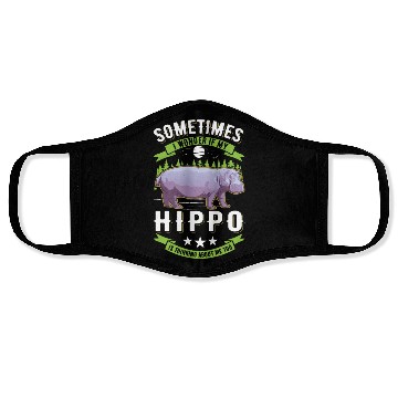 Discover Hippo Gift Face Masks