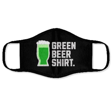 Discover Green Beer Face Masks for St. Patrick's Day