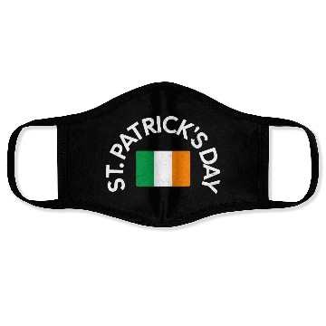 Discover St. Patrick's Day Irish Flag Face Masks