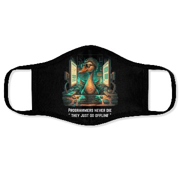 Discover Goose Programmer Face Masks