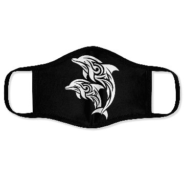 Discover Bottlenose Dolphin T Tattoo Jumping Dolphins Face Masks