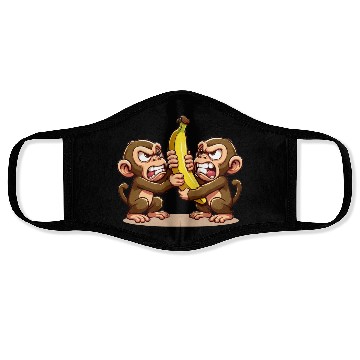 Discover Monkey Banana Brawl Face Masks