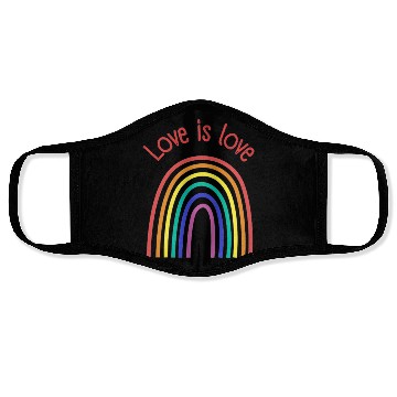 Discover Love is Love Face Masks