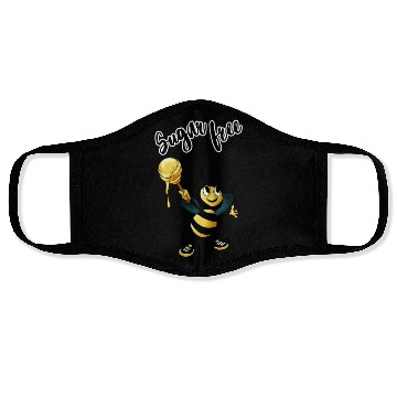 Discover "Bee Inspired: Nature's Architects" Face Masks