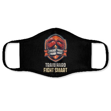 Discover Krav Maga Train Hard Fight Smart Face Masks