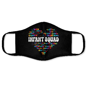 Discover Cute Infant Squad Appreciation Week Back To School Face Masks