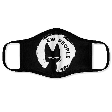 Discover Funny Cat - Ew People Face Masks