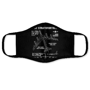 Discover B-52 Stratofortress Specs Military Aircraft B52 Face Masks
