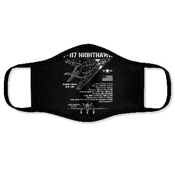Discover F-117 Stealth Nighthawk Specs Military Aircraft Face Masks