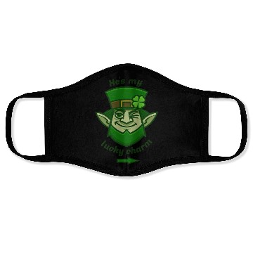 Discover St. Patrick's Day Lucky Charm for Her Face Masks