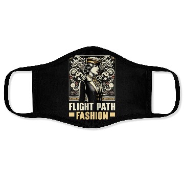 Discover Flight Attendant Aviation Cabin Crew Stewardess Face Masks